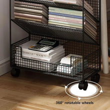 Mobile Bookshelf Stand with Wheels - Rolling Open Shelving for Books, Files and Magazines — WIMU Kitchen Nairobi — Kenya · WIMU Kitchen