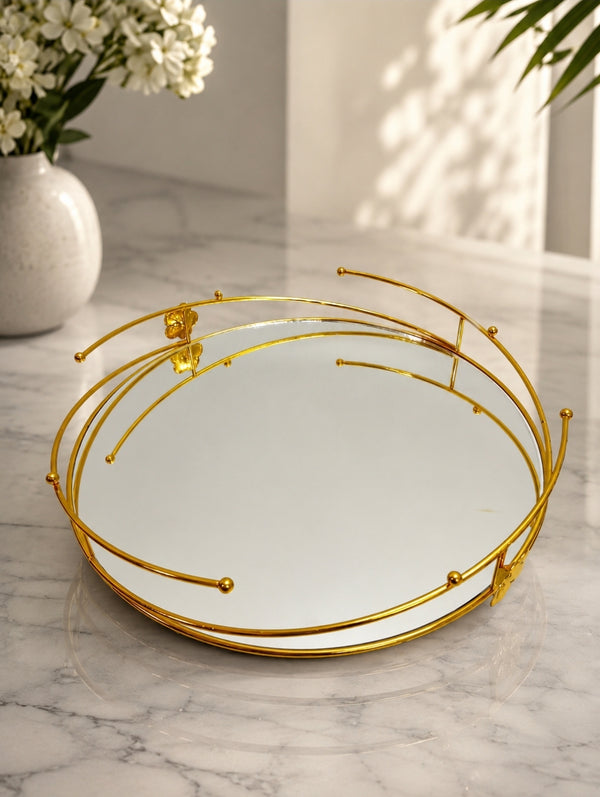 Effortless Elegance: Nordic Vintage Marble-Glass Vanity Tray — Kenya · WIMU Kitchen Nairobi