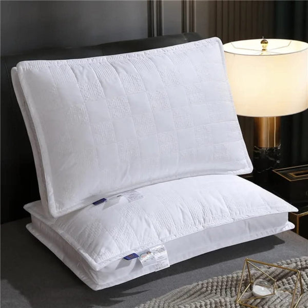 Bounce Back Fibre Pillow 48 x 74cm with Cotton Cover, Single or Pair — WIMU Kitchen Nairobi — Kenya · WIMU Kitchen Nairobi