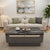 FCT1278 Black and White Marble Pattern Coffee Table with Concealed Storage — WIMU Kitchen Nairobi