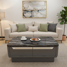 FCT1278 Black and White Marble Pattern Coffee Table with Concealed Storage — WIMU Kitchen Nairobi — Kenya · WIMU Kitchen