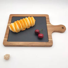 Bamboo Slate Plate (Square) (view 3) — Kenya · WIMU Kitchen