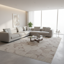 Oria Overlapping Circles Geometric Rug, 3 Sizes — view 3 — Kenya · WIMU Kitchen