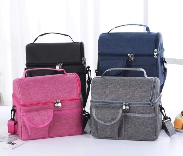 8L Insulated Thermal Lunch Bag – Leakproof Oxford Cooler/Warmer (Grey) — WIMU Kitchen Nairobi — Kenya · WIMU Kitchen Nairobi