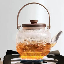 Borosilicate Glass Infuser Teapot with Wooden Lid, 1000ml Heat-Resistant Tea Kettle — WIMU Kitchen Nairobi — Kenya · WIMU Kitchen