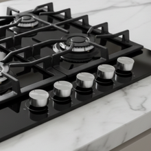 TLAC 90cm Gas on Glass Hob with Central Wok Burner TGH9024BG — Kenya · WIMU Kitchen