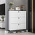 White Wooden Shoe Rack Cabinet with Flip-Down Doors - Concealed Compact Shoe Storage — WIMU Kitchen Nairobi