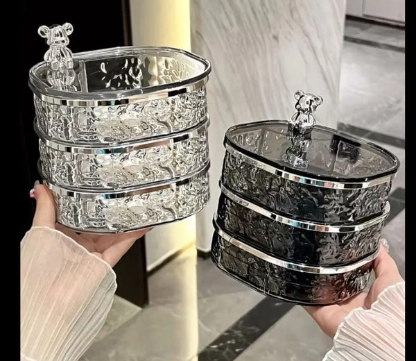 3 Layer Acrylic Jewellery Storage Box with Compartments — WIMU Kitchen Nairobi — Kenya · WIMU Kitchen Nairobi