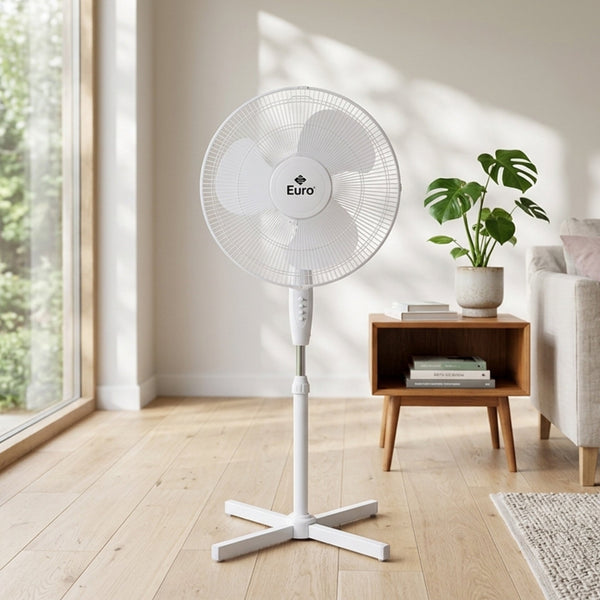 16" White Stand Fan TLAC090 — Kenya · WIMU Kitchen Nairobi
