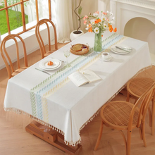 Cotton Linen Table Cloth 1.4 x 2m - Nairobi — view 2 — Kenya · WIMU Kitchen