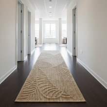 Timeless Art Deco Arch Runner Rug, Bound Edges — view 2 — Kenya · WIMU Kitchen