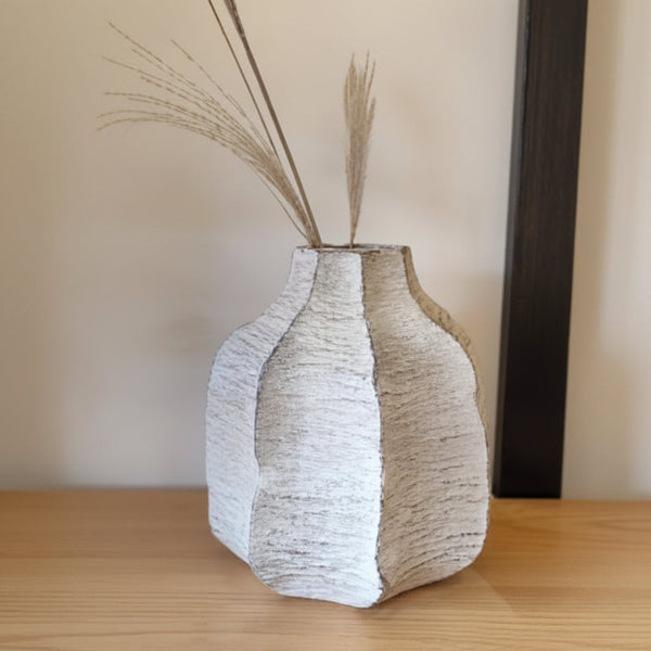 Stone Petal Vase - Sculptural Accent for Modern Kenyan Homes — WIMU Kitchen Nairobi — Kenya · WIMU Kitchen Nairobi