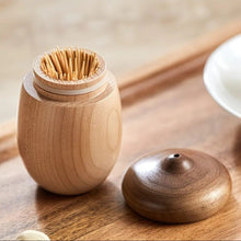 Walnut Cotton Swab & Toothpick Holder - Nairobi — view 2 — Kenya · WIMU Kitchen