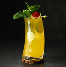 Vertical striped Glassware — Kenya · WIMU Kitchen