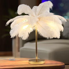 Bedside LED White Feather Table Lamp for Bedroom & Nursery Ambient Lighting — WIMU Kitchen Nairobi — Kenya · WIMU Kitchen