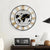 60cm Metallic World Map Wall Clock with Roman Numerals — WIMU Kitchen Nairobi