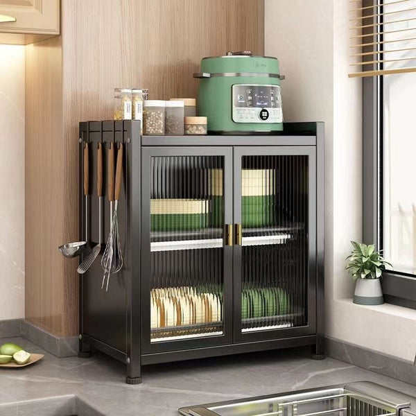 Kitchen Countertop Dish Storage Cabinet with Drawers and Dual Doors — WIMU Kitchen Nairobi — Kenya · WIMU Kitchen Nairobi