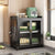 Kitchen Countertop Dish Storage Cabinet with Drawers and Dual Doors — WIMU Kitchen Nairobi