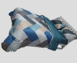 6 x 6 Binded Duvet Set with Sheets & Pillowcases — view 9 — Kenya · WIMU Kitchen
