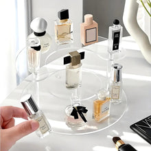 Acrylic Round Perfume Display Rack - Clear Tiered Stand for Perfumes and Cosmetics — WIMU Kitchen Nairobi — Kenya · WIMU Kitchen
