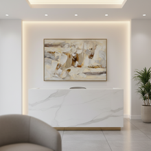 Abstract Oil Painting With Frame — Kenya · WIMU Kitchen
