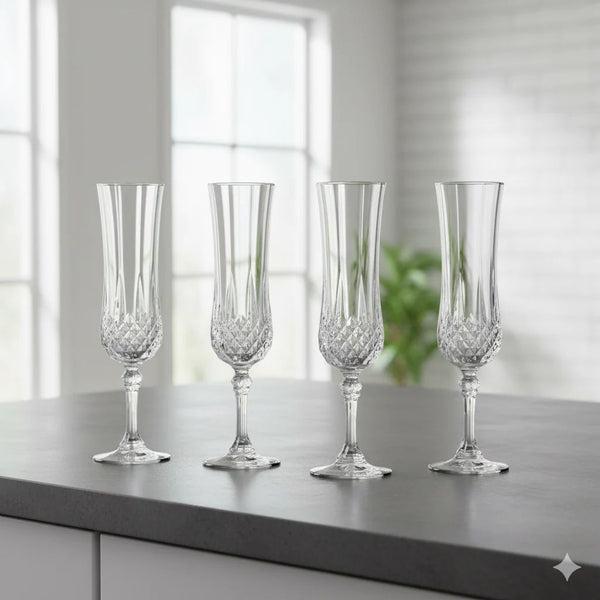 Long Champagne Flute 12cl Stemglass F4 – Set of 8pcs — Kenya · WIMU Kitchen Nairobi
