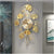 Ginkgo Leaf Metal Art Wall Clock — WIMU Kitchen Nairobi