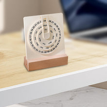 Minimal Rotating Desk Calendar - 16 x 20cm — WIMU Kitchen Nairobi — Kenya · WIMU Kitchen
