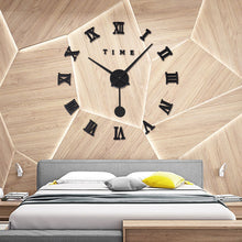 3D Large Roman Numeral Acrylic Wall Clock with Pendulum — Kenya · WIMU Kitchen