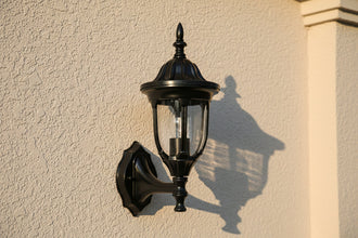 Outdoor Wall Lantern E27 IP44 Black-LL 908A-BK — Kenya · WIMU Kitchen