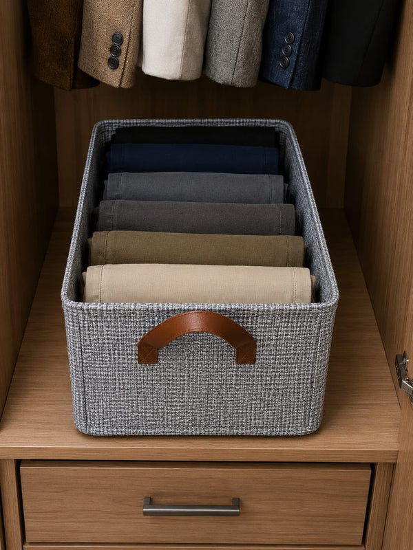Collapsible Fabric Clothing Storage Box 47 x 28 x 20cm, Single or 3 Pack — WIMU Kitchen Nairobi — Kenya · WIMU Kitchen Nairobi