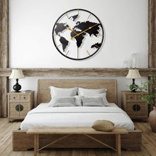 60cm Metal World Map Wall Clock - Nairobi, Kenya — view 2 — Kenya · WIMU Kitchen
