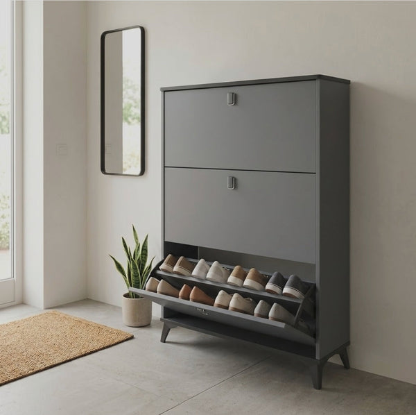 Bucket Flip Shoe Rack Cabinet, 120 x 90 x 24cm — WIMU Kitchen Nairobi — Kenya · WIMU Kitchen Nairobi