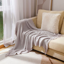 Knitted Throw Blanket 130 x 170cm - Soft Textured Throw for Sofas, Beds and Armchairs — WIMU Kitchen Nairobi — Kenya · WIMU Kitchen