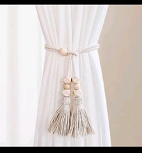 2pcs Nordic Curtain Straps with Wooden Beads & Tassels — WIMU Kitchen Nairobi — Kenya · WIMU Kitchen