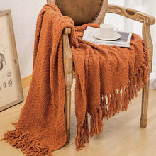 Heavyweight Knitted Throw Blanket with Tassel Trim, 3 Colours — WIMU Kitchen Nairobi — Kenya · WIMU Kitchen