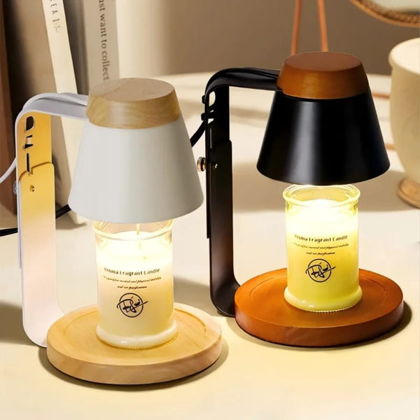 Electric Candle Warmer with Bamboo Base and Top, Dimmable — WIMU Kitchen Nairobi — Kenya · WIMU Kitchen Nairobi