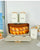 4 Piece Bread Bin and Tea Coffee Sugar Canister Set - Cream Metal with Wood Accents and Airtight Lids — WIMU Kitchen Nairobi