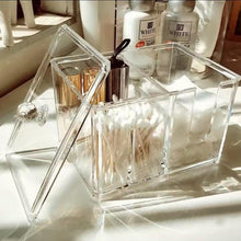 Acrylic Cotton Swab & Beauty Organiser — view 4 — Kenya · WIMU Kitchen