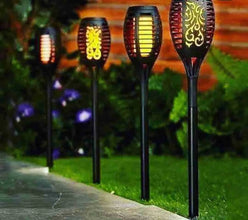 6 Piece LED Solar Flame Lamp Set - Waterproof Flickering Garden Torch Lights — WIMU Kitchen Nairobi — Kenya · WIMU Kitchen