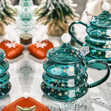 Christmas Snowflake Glass Cup Gift Set, 400ml — view 2 — Kenya · WIMU Kitchen