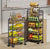 5 Tier Multifunctional Storage Rack with Mesh Baskets and Lockable Wheels — WIMU Kitchen Nairobi