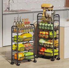 5 Tier Multifunctional Storage Rack with Mesh Baskets and Lockable Wheels — WIMU Kitchen Nairobi — Kenya · WIMU Kitchen