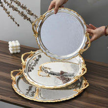 3pcs Round Gold-Plated Premium Serving Tray Set — WIMU Kitchen Nairobi — Kenya · WIMU Kitchen