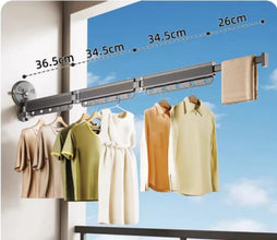 No-Drill Retractable Wall-Mounted Clothes Drying Rack — WIMU Kitchen Nairobi — Kenya · WIMU Kitchen