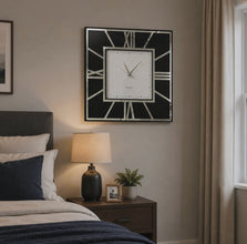 50cm Decorative Silver Wall Clock - Nairobi — view 2 — Kenya · WIMU Kitchen