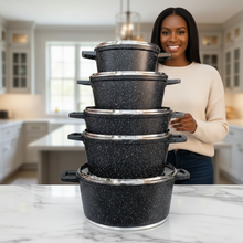 10 Piece Granite Non-Stick Cookware Set — view 3 — Kenya · WIMU Kitchen