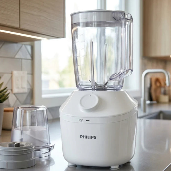Philips 3000 Series Blender 450W - 1.9L Plastic Jar, 1 Speed + Pulse, ProBlend System, Durable Stainless Steel Blades — WIMU Kitchen Nairobi — Kenya · WIMU Kitchen Nairobi
