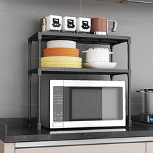 2 Layer Microwave and Multipurpose Storage Rack, Black or White — WIMU Kitchen Nairobi — Kenya · WIMU Kitchen