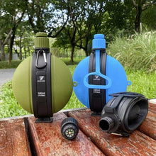 Foldable Silicone Water Bottle With Compass — Kenya · WIMU Kitchen